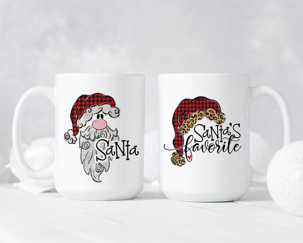 Couples Funny Christmas Mug Set