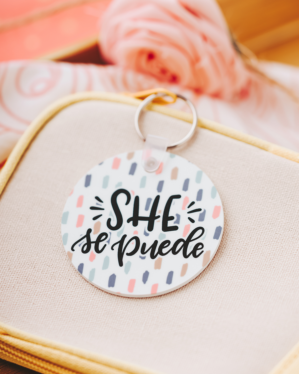 She Se Puede Keychain