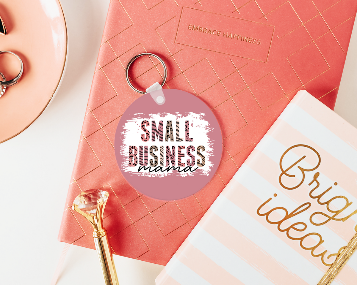 Small Business Mama Keychain