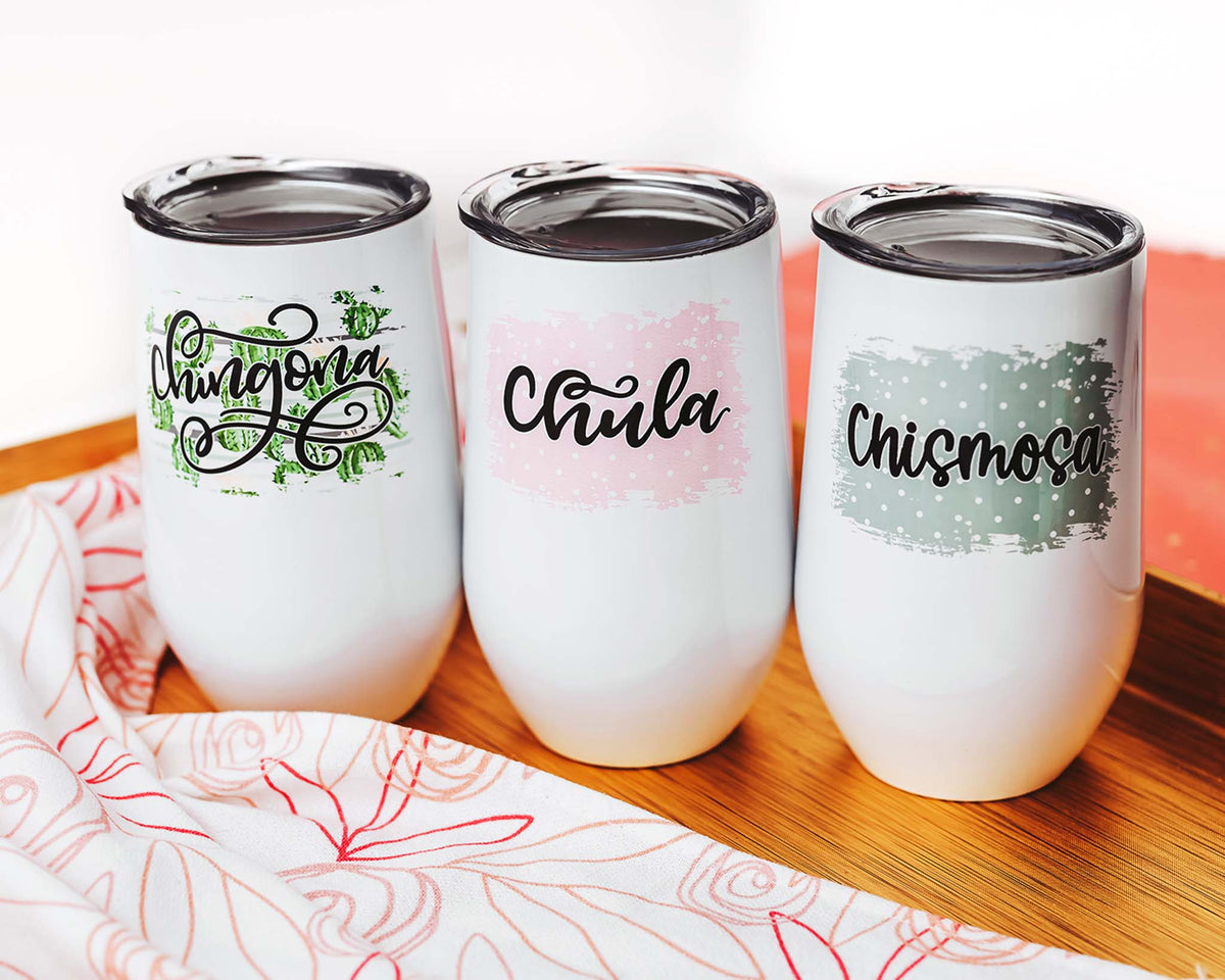 The 3 Amigas Wine Tumbler Set