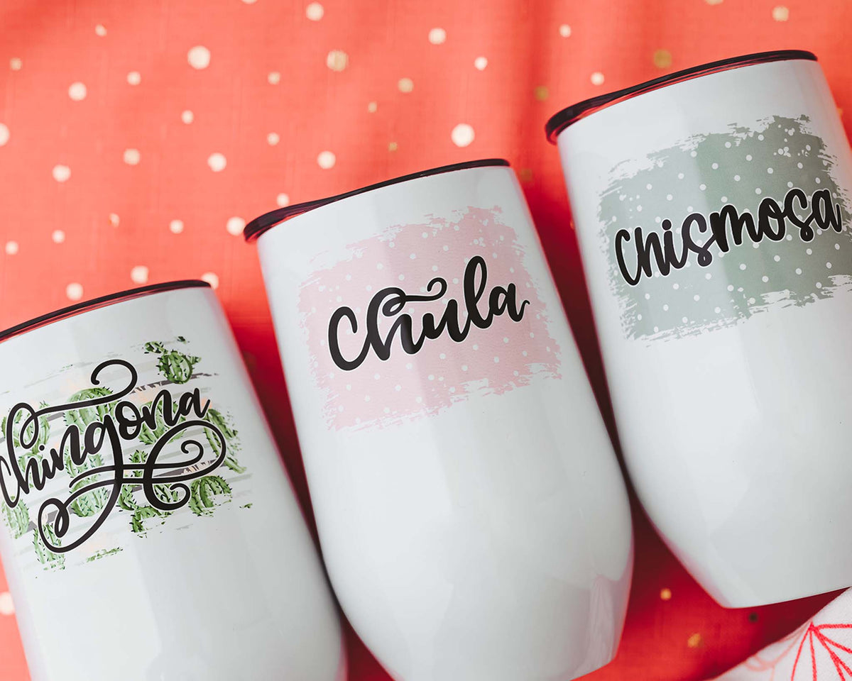 The 3 Amigas Wine Tumbler Set
