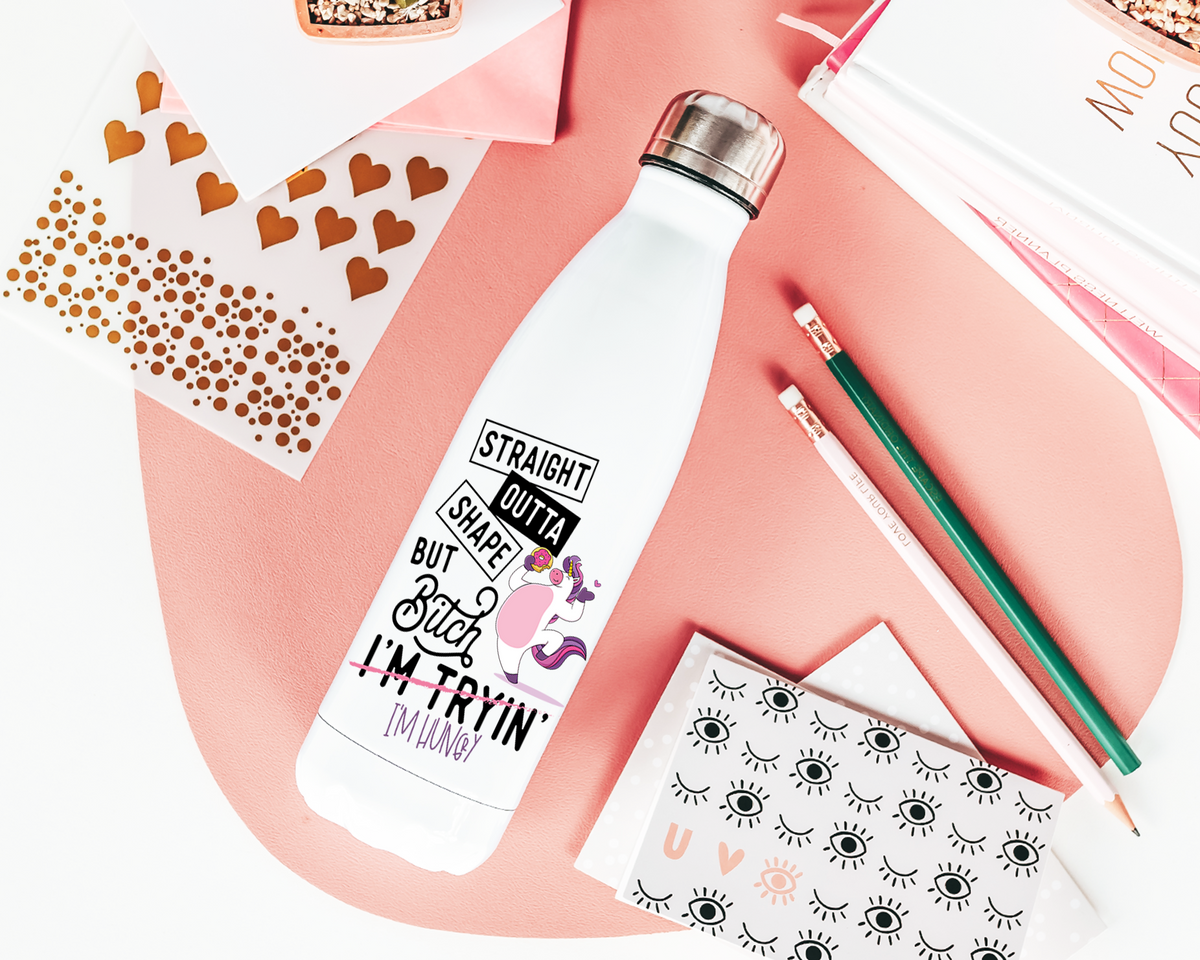 Straight Outta Shape Bitch Water Bottle