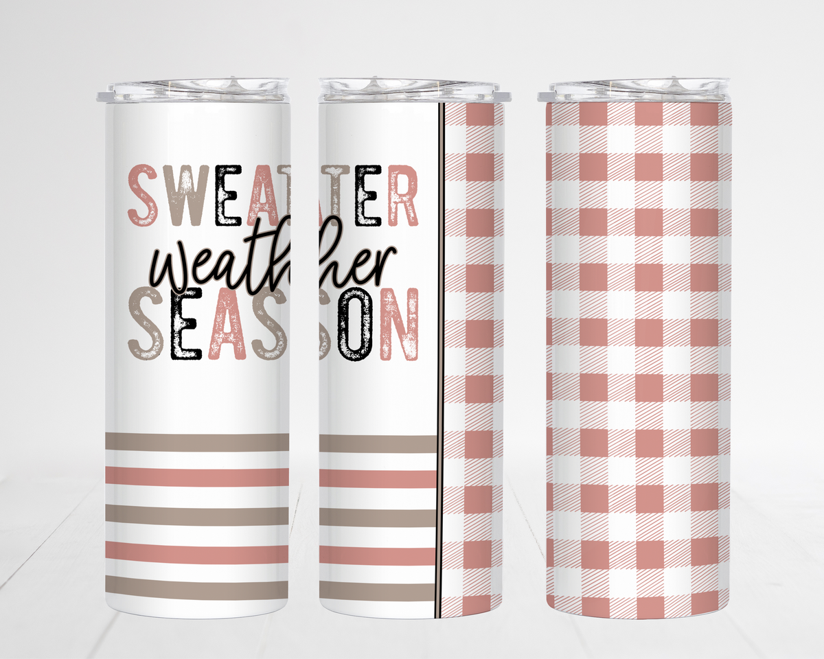 Sweater Weather Skinny Tumbler