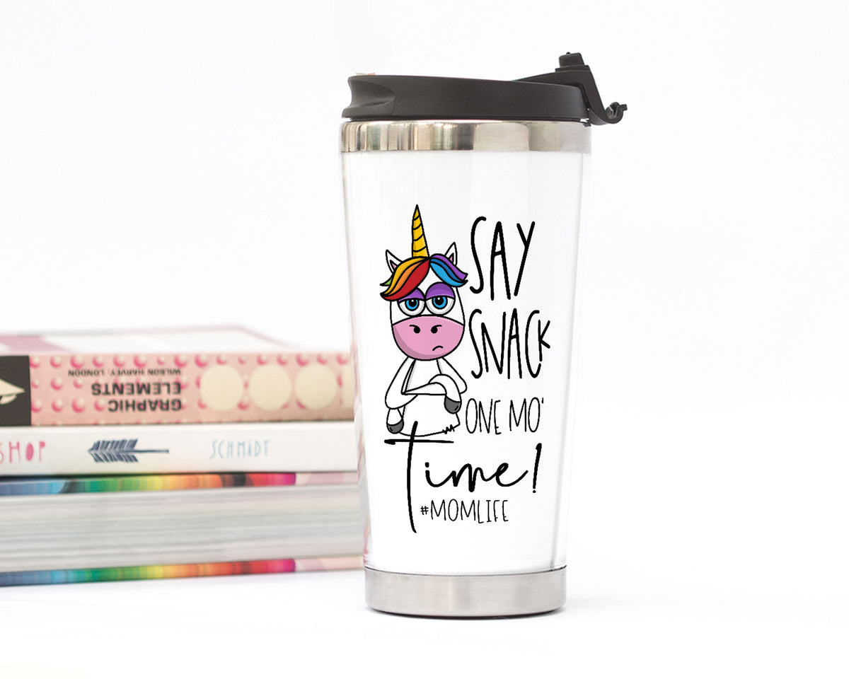 Say Snack One Mo&#39; Time Travel Tumbler