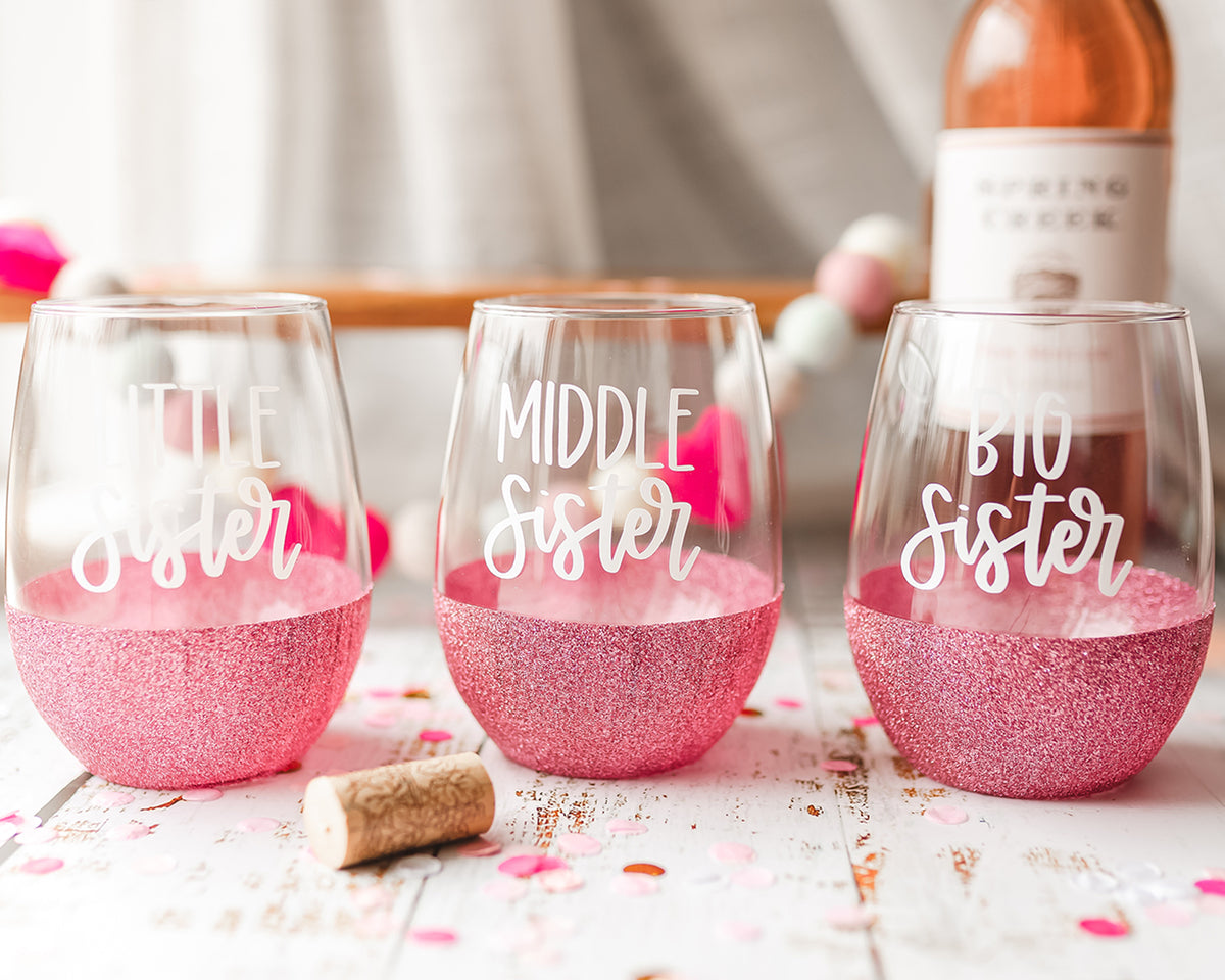 Sister Wine Glasses