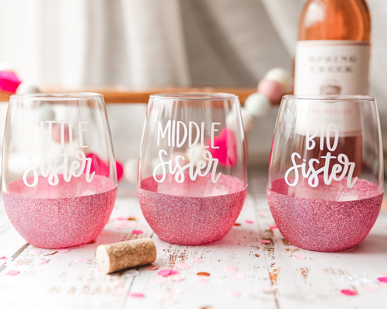 Sister Wine Glasses