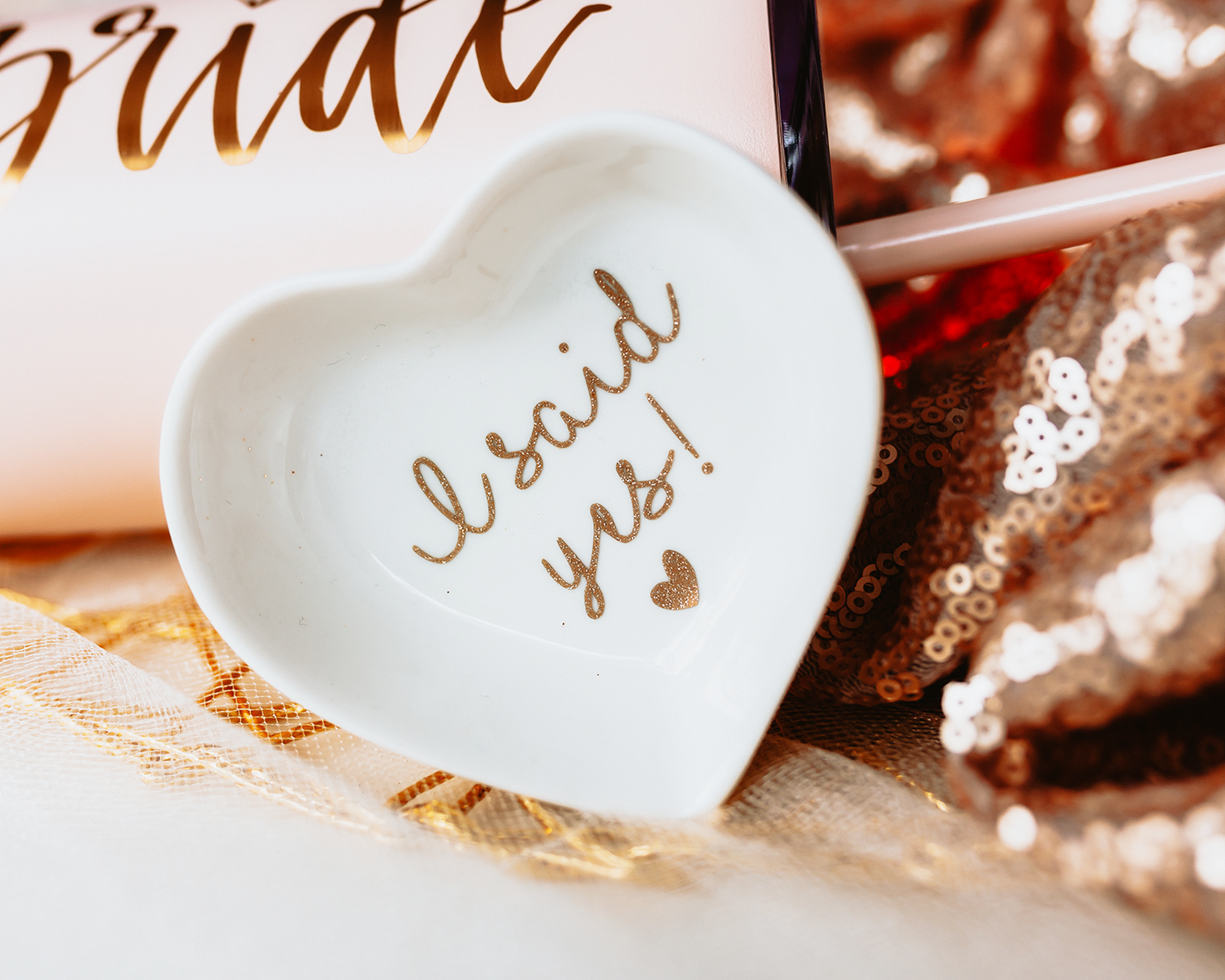 I Said Yes Ring Dish Holder