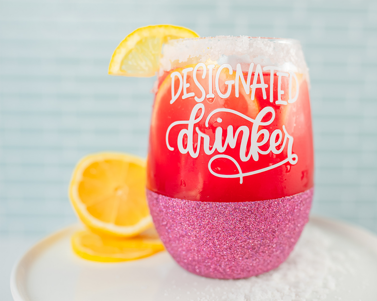 Designated Drinker Wine Glass