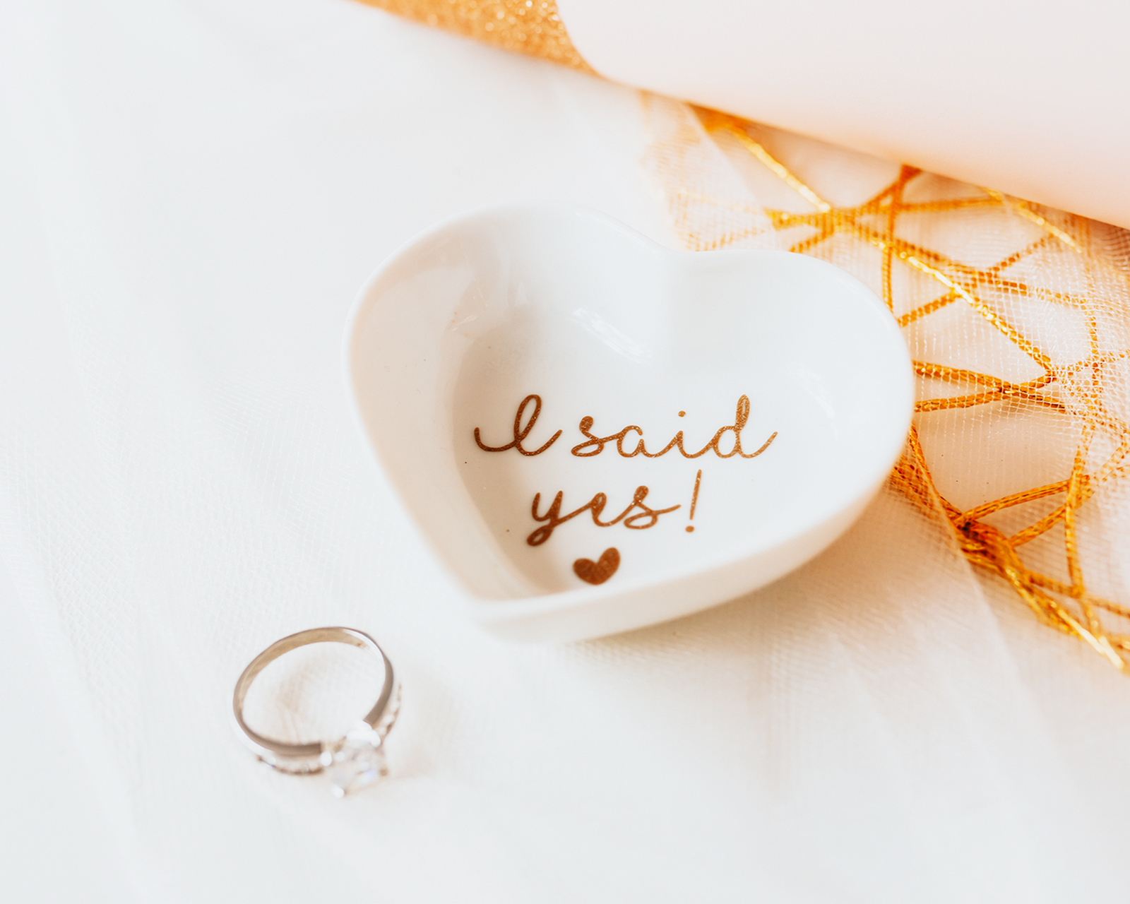 I Said Yes Ring Dish Holder