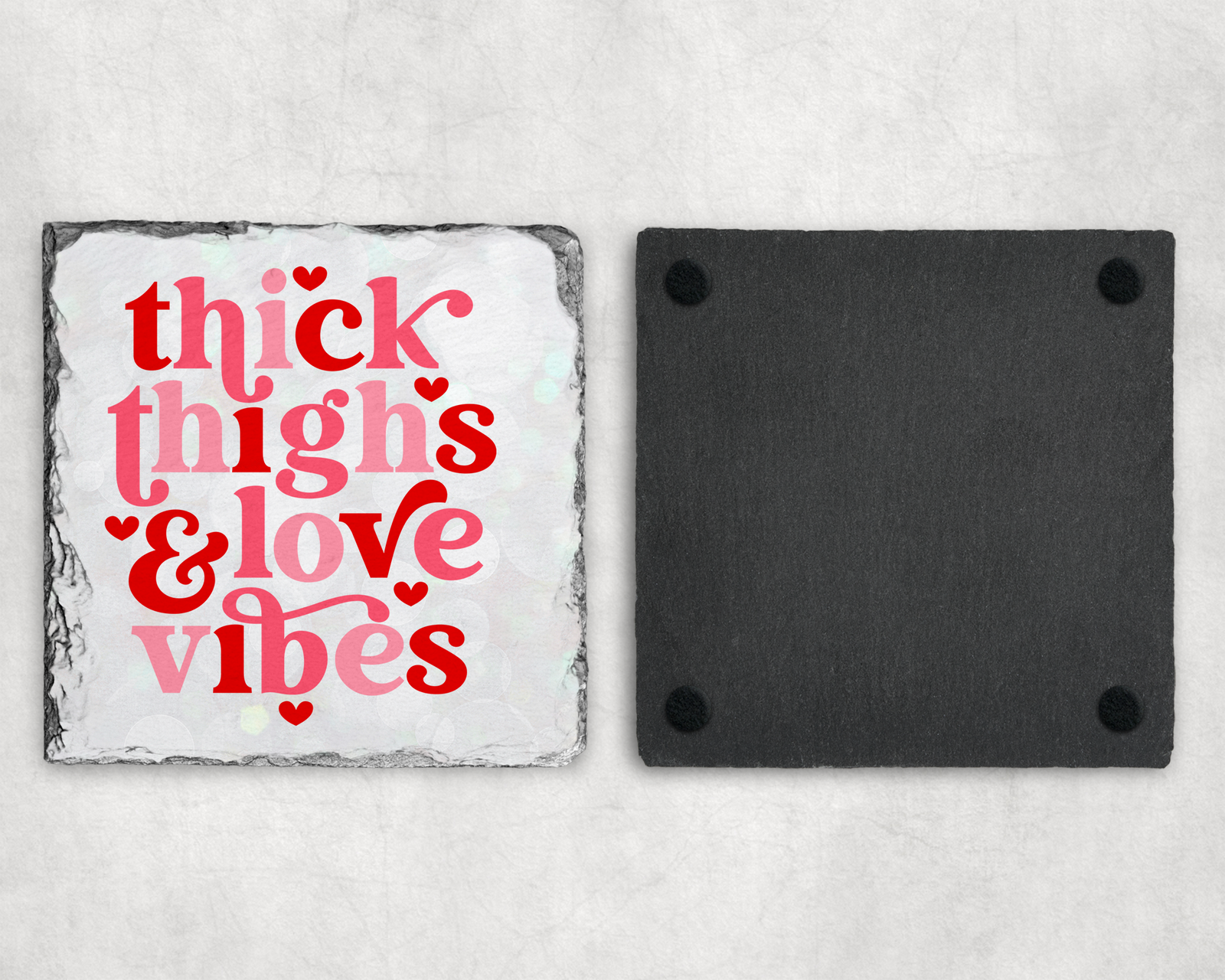 Self-Love Retro Quotes Coasters