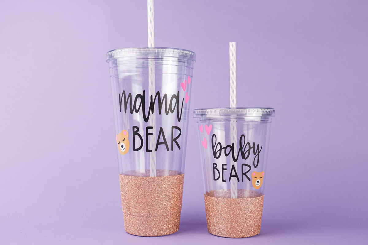 Mama Bear and Baby Bear Matching Tumblers