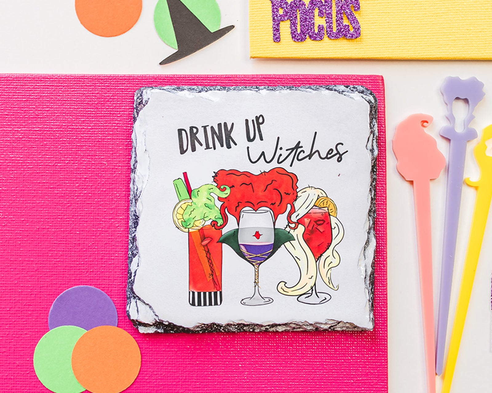 Hocus Pocus Halloween Coasters