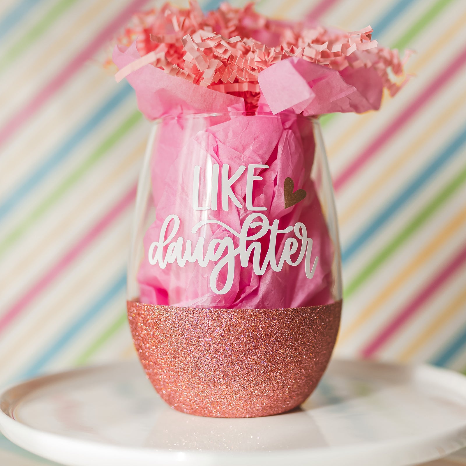 Like Mother Like Daughter Wine Glasses