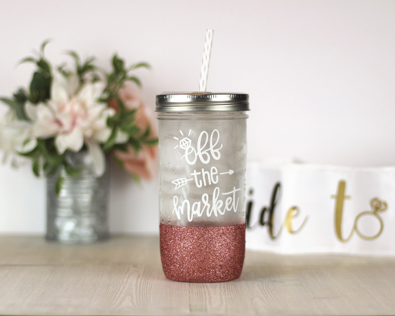 Off the Market Mason Jar Tumbler