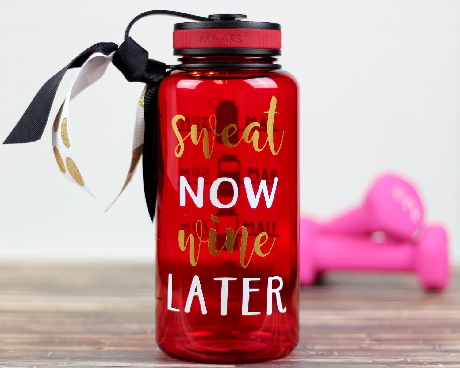 Sweat Now Wine Later Water Bottle