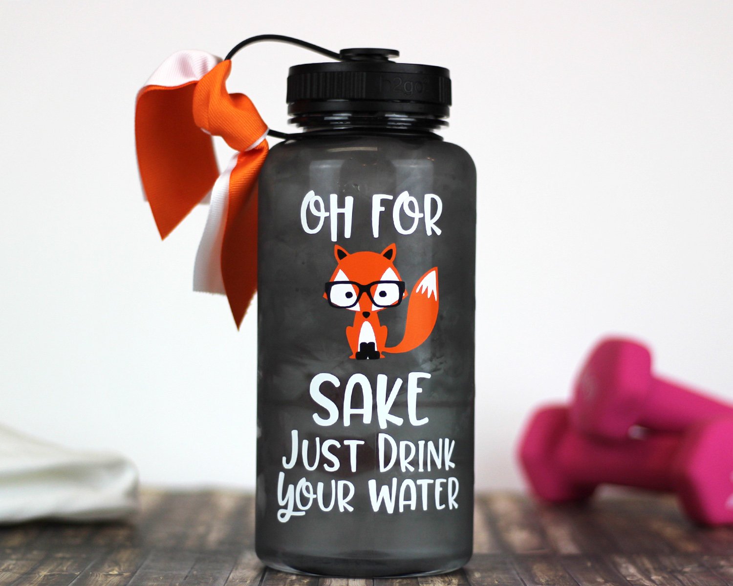 Oh For Fox Sake Water Bottle