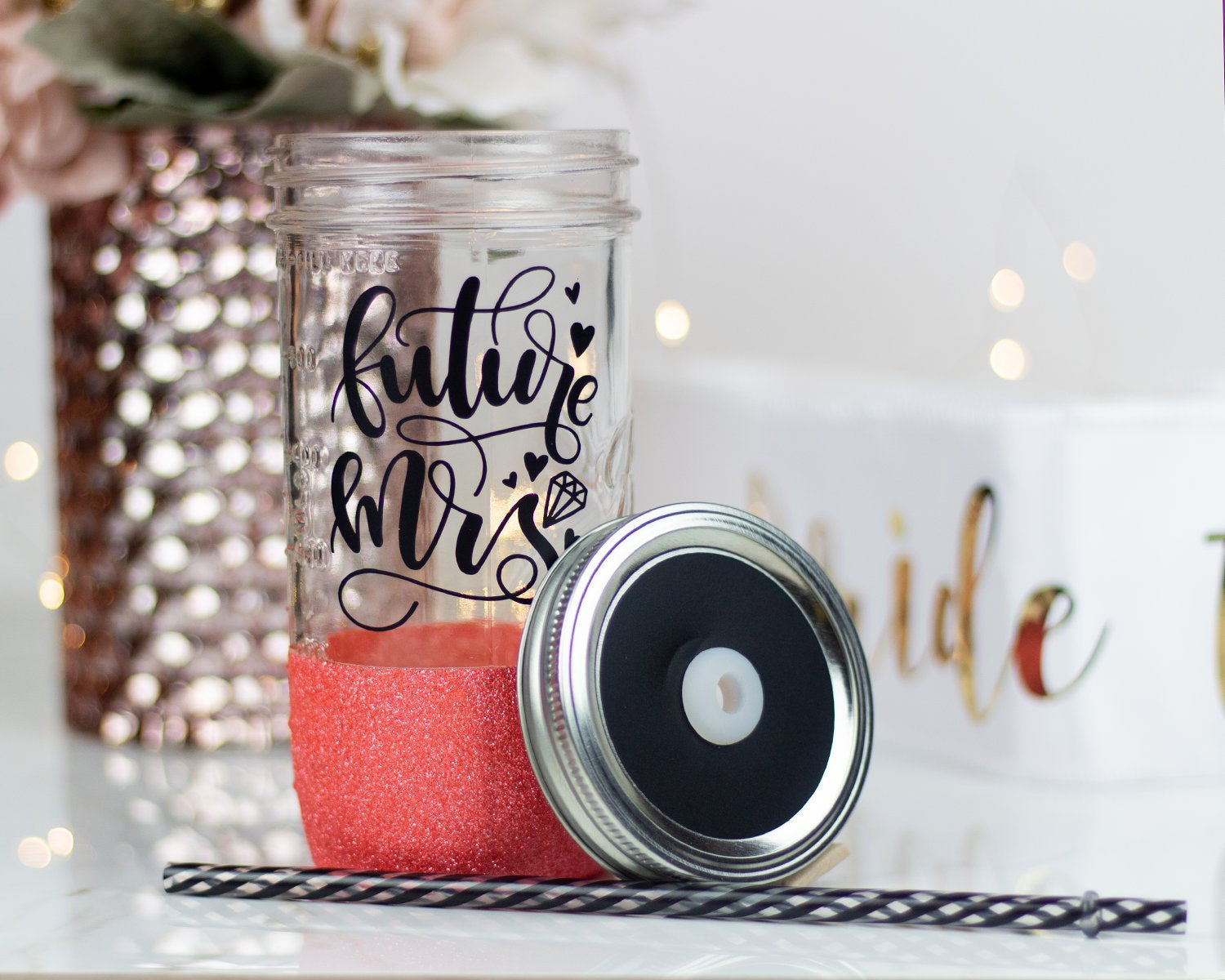 Future Mrs Mason Jar Tumbler